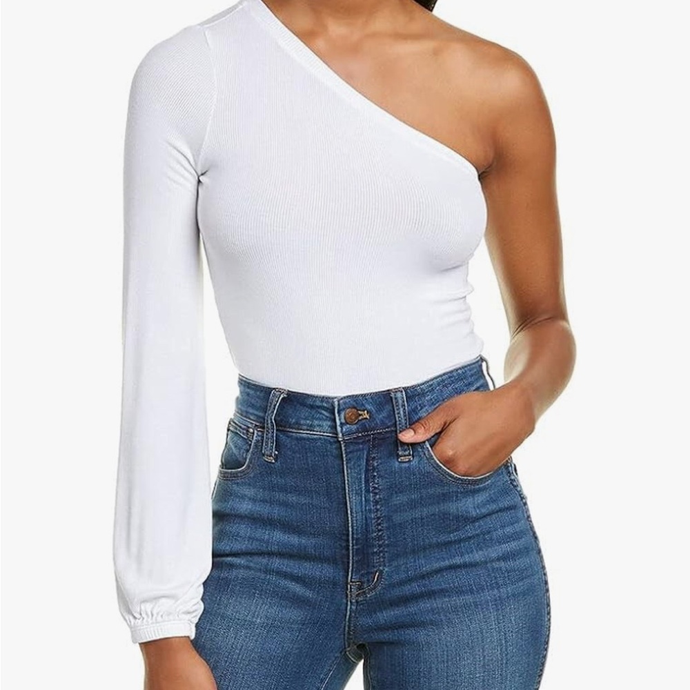 n:philanthropy one sleeve body suit